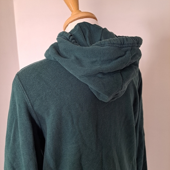 Hollister | Emerald green graphic logo pullover hoodie sweater - Picture 4 of 10